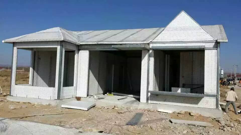 泰柏板建造的新型環(huán)保抗震房屋竣工了